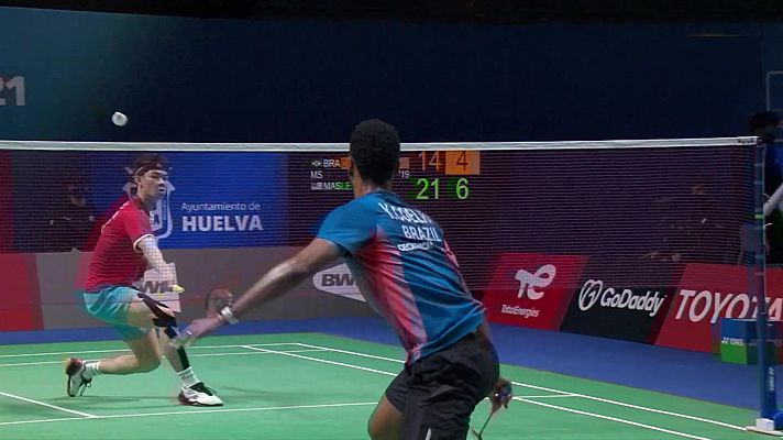 Bádminton - Campeonato del Mundo: Coelho - Lee