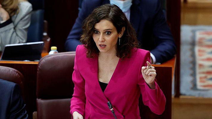 Informativo 24h - Ayuso defiende la abstención del PP a la ley de igualdad de Vox y Monasterio le reprocha su "cobardía"