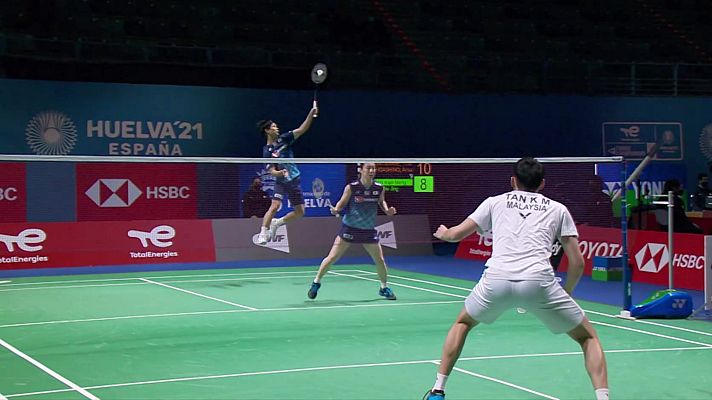 Bádminton - Campeonato del Mundo. 1/16 final: Watanabe / Higashino - Tan