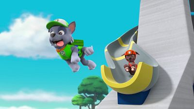 La patrulla y los huevos perdidos de dinosauri