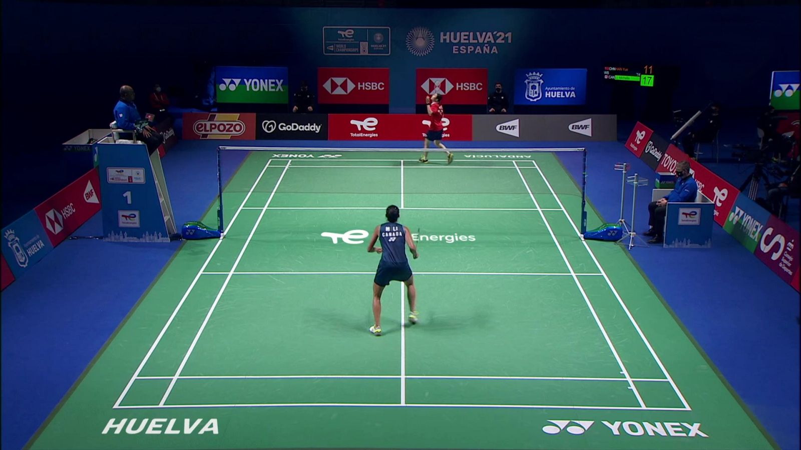 Bádminton - Campeonato del Mundo. 1/16 final: Yue - Michelle - ver ahora