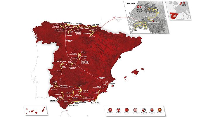 Vuelta ciclista a España - Así es el recorrido de La Vuelta 2022