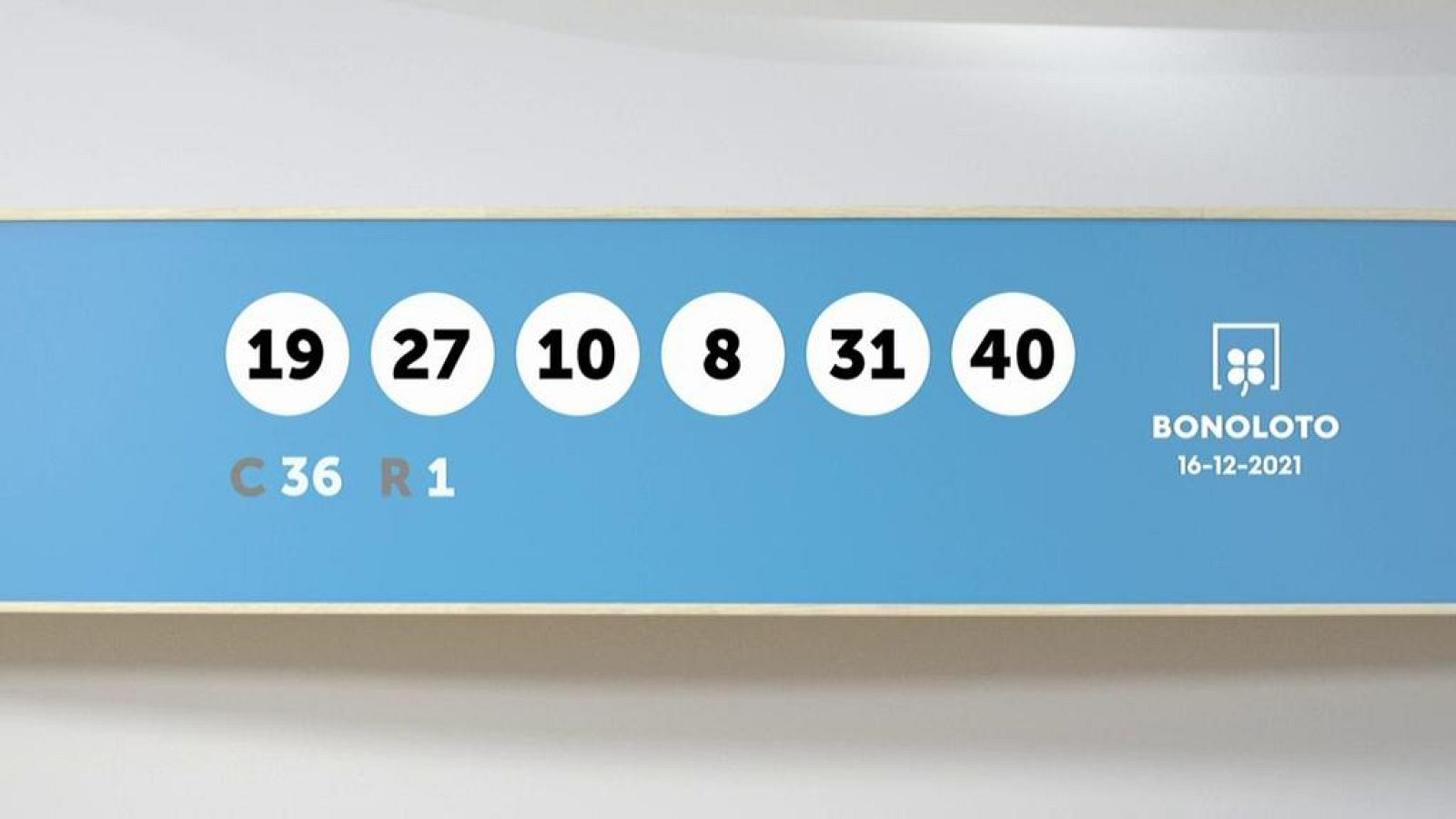 Sorteo de la Lotería Bonoloto del  16/12/2021 - Ver ahora