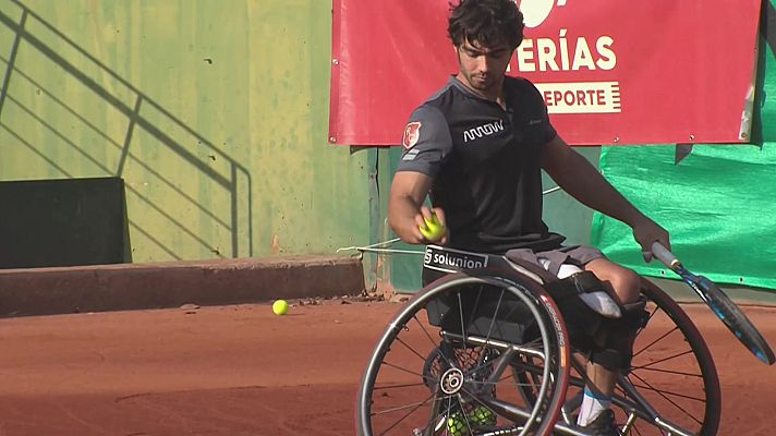 Deportes Paralímpicos - Tenis en silla de ruedas - Campeonato España. 2ª semifinal
