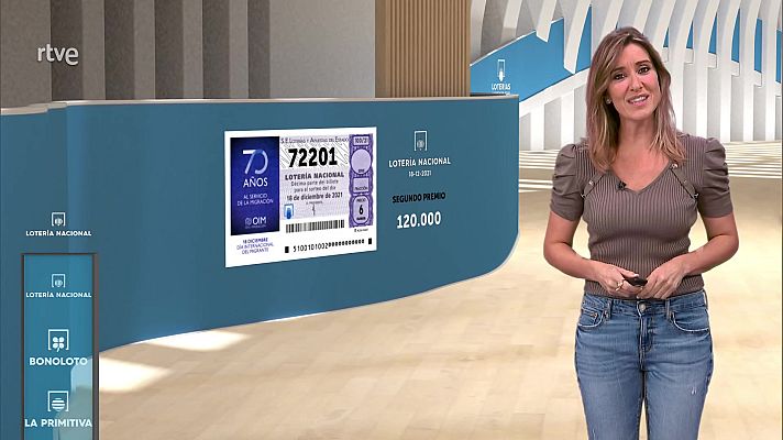 Loterías - Sorteo de la Lotería Nacional del 18/12/2021