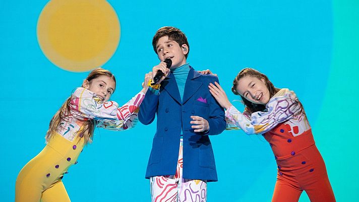 Eurovisión Junior - Ensayo de Niko Kajaia (Georgia)