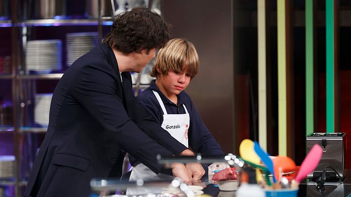 MasterChef Junior - Jordi Cruz anima a Gonzalo en cocinas