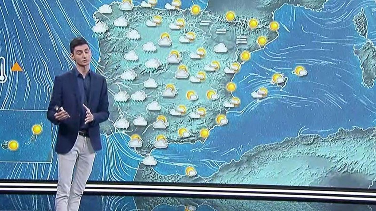 El tiempo: Lluvias en el oeste peninsular y nieblas en el valle del Ebro  - Ver ahora