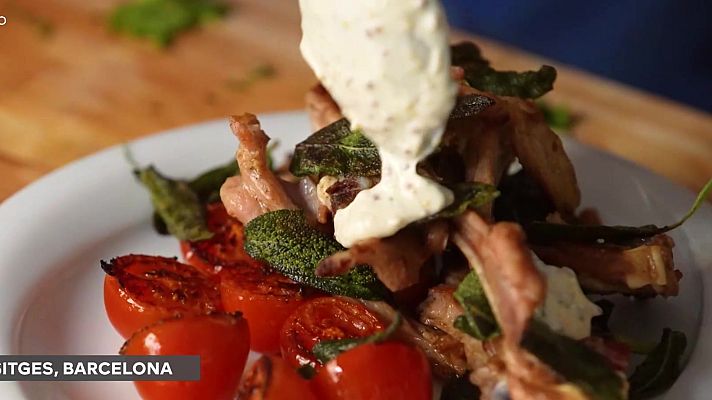 España Directo - Cordero con salvia y salsa de yogurt al estilo Gipsy