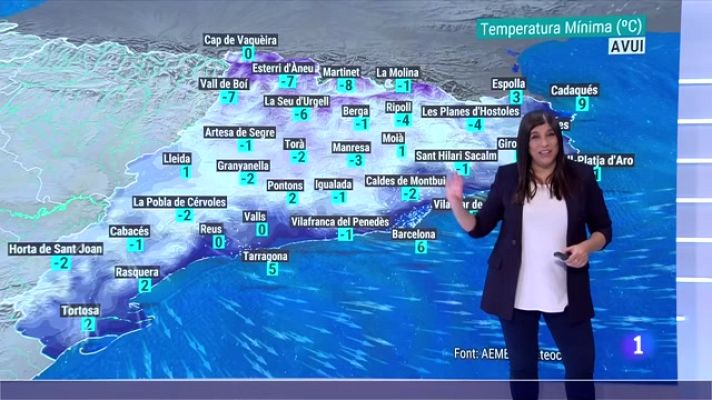 El temps - Darrer dia de la tardor amb calma hivernal