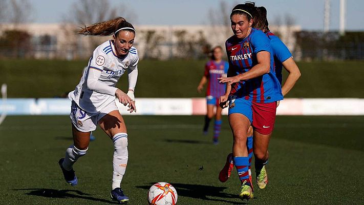 Telediario 1 - Barça-Real Madrid en cuartos de la Champions femenina