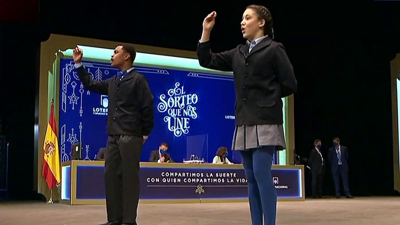 El 42.833, primer cuarto premio de la Lotería de Navidad