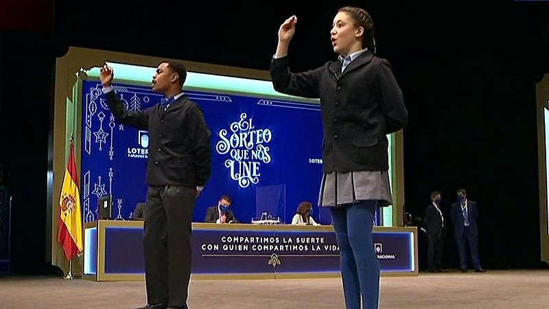 El 42.833, primer cuarto premio de la Lotería de Navidad