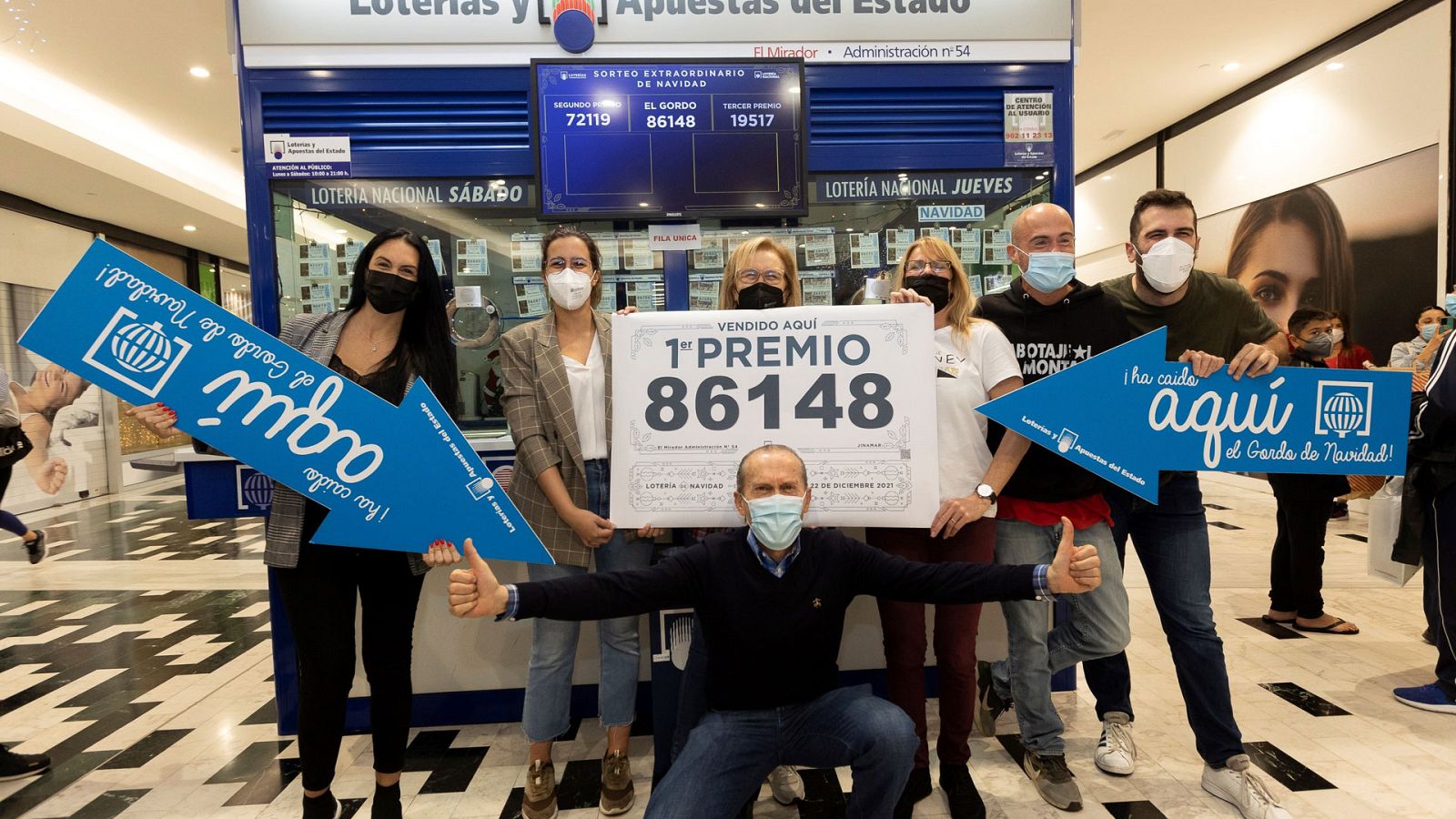 Lotería de Navidad: Gordo en Las Palmas - La hora de La 1 | Ver