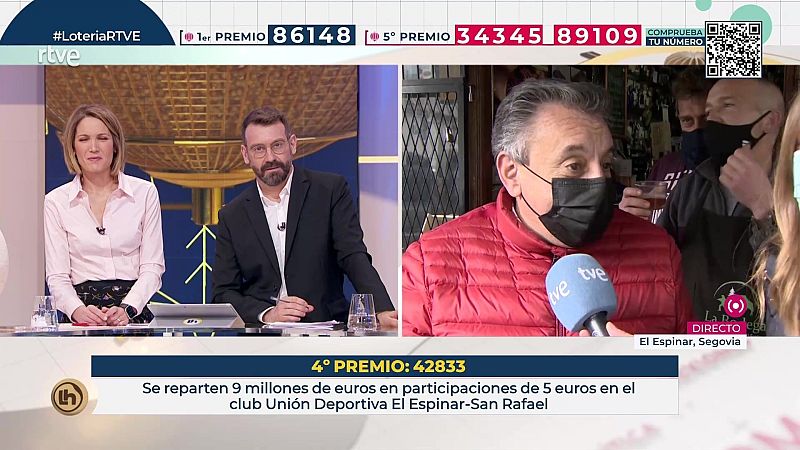 El Espinar celebra estusiasta un cuarto premio