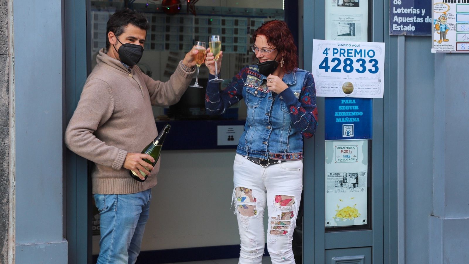 La Palma se lleva un pellizco en la lotería de Navidad | Ver