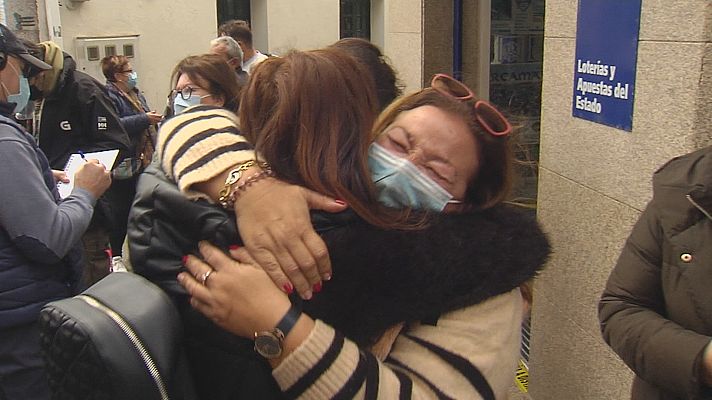 Telexornal - Galicia - Lotaría de Nadal: case 16 millóns na Illa de Arousa