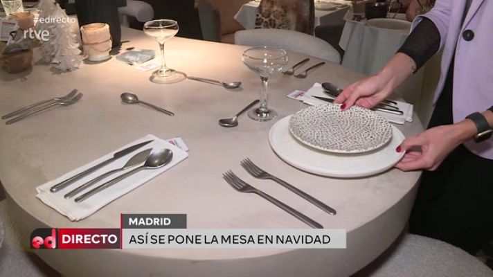 España Directo - Trucos para decorar la mesa en Navidad