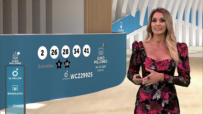 Loterías - Sorteo de la Bonoloto y Euromillones del 24/12/2021