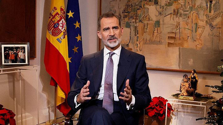 Telediario Fin de Semana - Los partidos políticos reaccionan al mensaje del rey