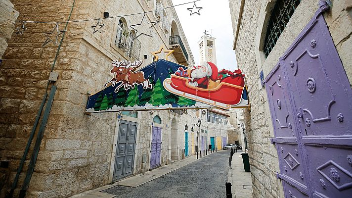 Telediario Fin de Semana - La pandemia vacía de turistas la ciudad de Belén