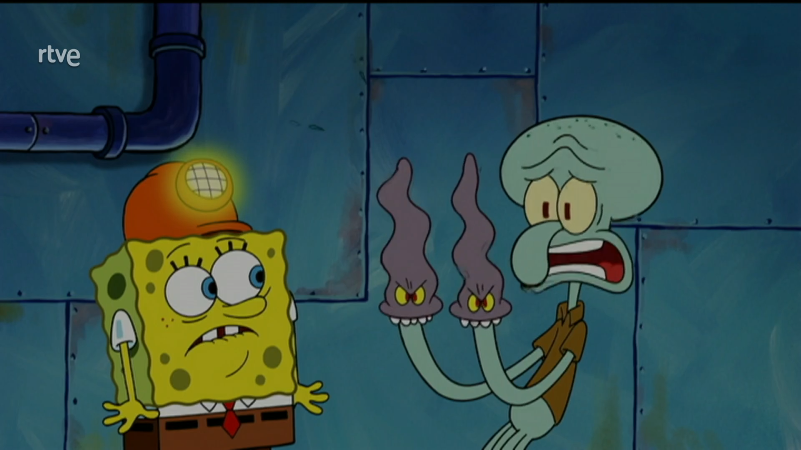 Las cloacas de Fondo de Bikini - Bob Esponja | Ver