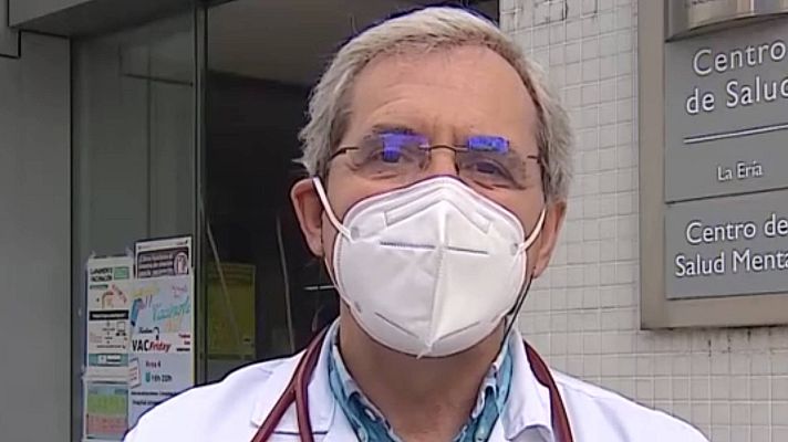 Telediario 1 - Salvador Tranche: "La atención primaria está absolutamente olvidada. Estamos cansados anímica y psicológicamente"