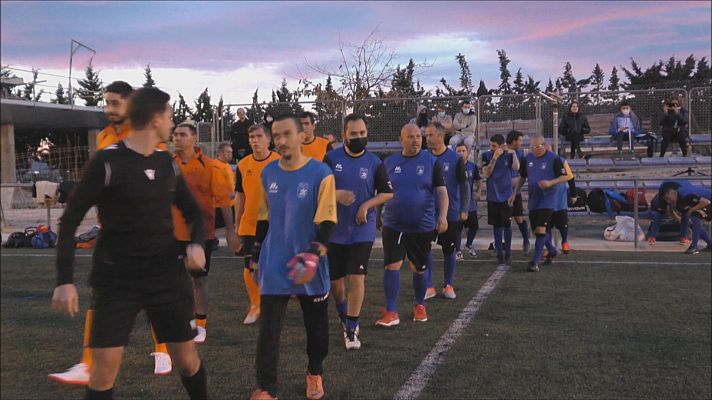 Telediario 2 - Arranca la primera liga de fútbol inclusivo en Murcia