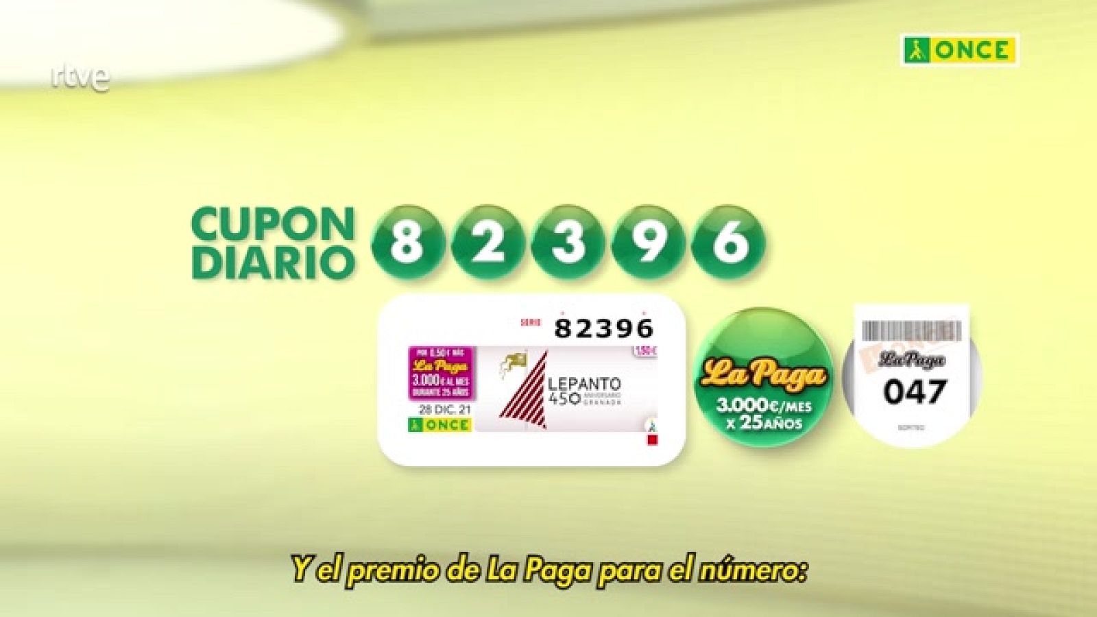 Sorteo ONCE - 28/12/21 - ver ahora