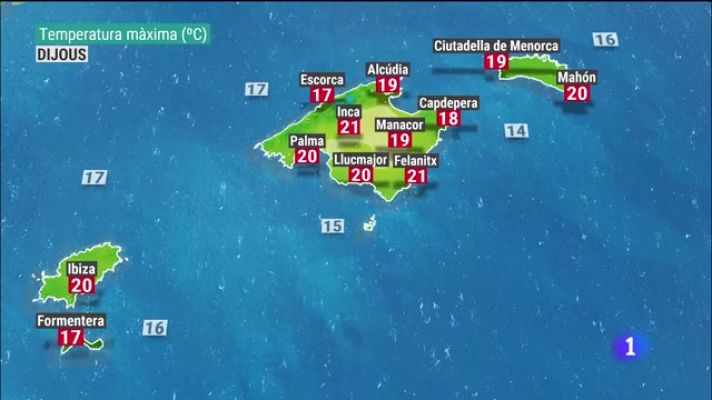 Informatiu Balear - El temps a les Illes Balears - 29/12/21