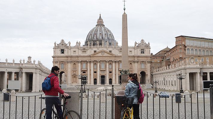 Telediario 1 - De vivir en la calle a convertirse en pintor del Vaticano