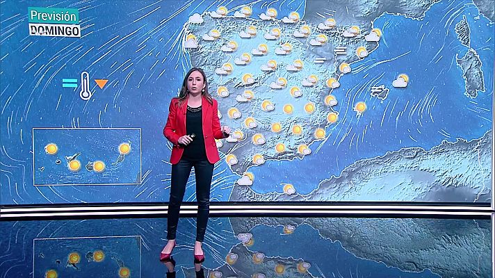 El tiempo - Temperaturas sin grandes cambios, con algunas heladas débiles en Pirineos y puntos aislados del interior peninsular
