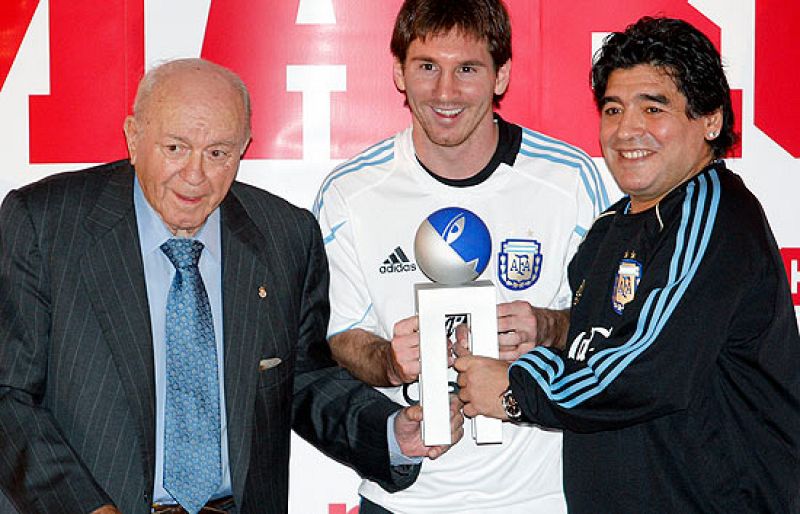 Messi, mejor jugador del año