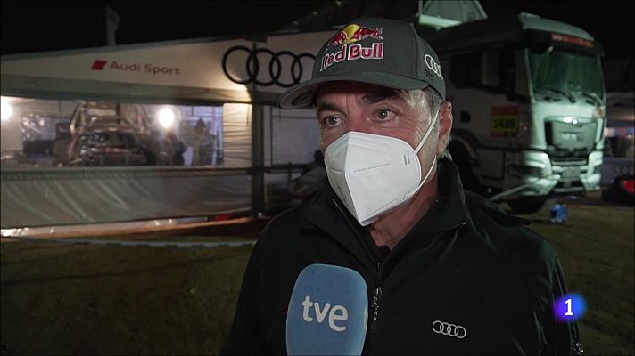 Telediario Fin de Semana - Carlos Sainz: "Es una pena que el segundo día del Dakar estemos sin opciones"
