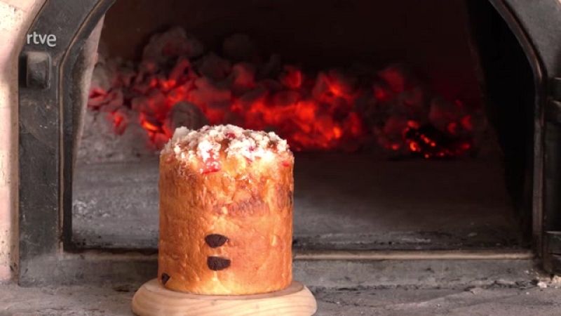 Aqu� la Tierra - Receta de rosc�n con forma de panettone
