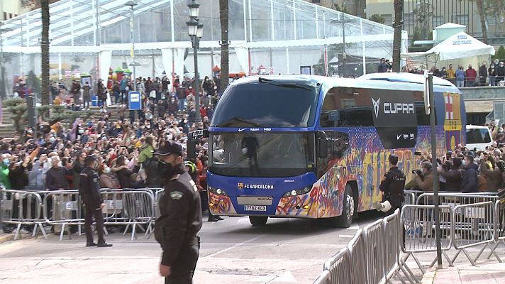 Telediario 1 - Linares, ilusionado ante la visita del Barça en Copa