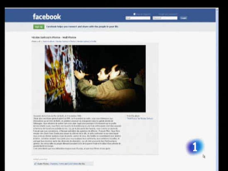 Los medios de comunicación intentan demostrar que Sarkozy no estuvo en la caída del Muro de Berlín | Ver