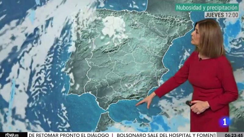 Lluvias en buena parte de la península - El tiempo | Ver