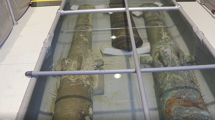 Telediario 2 - Tesoros marinos en Portugal: lo que guarda el Museo Nacional de Arqueología Náutica de Lisboa