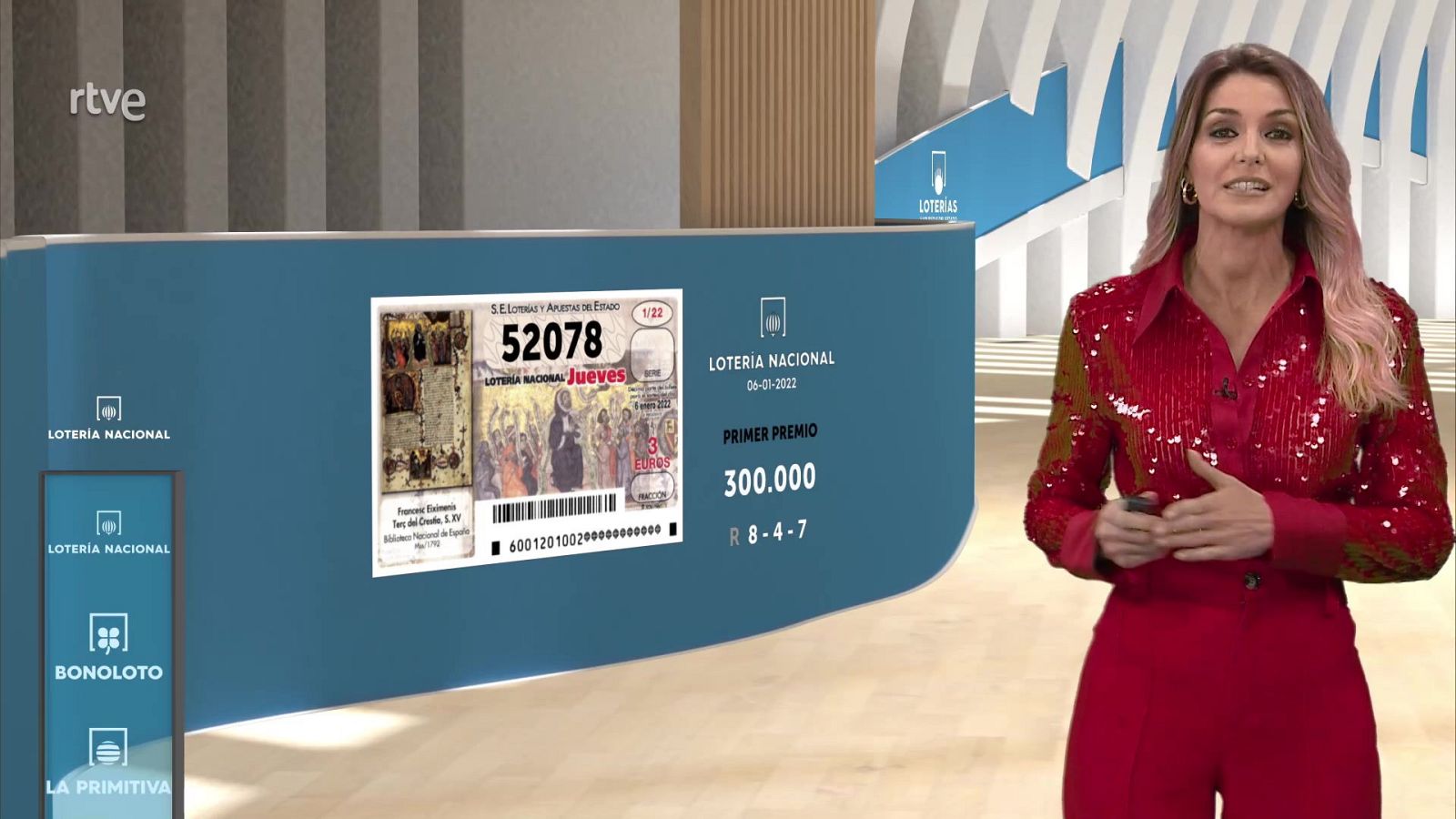 Sorteo de la Lotería Nacional, Bonoloto, Primitiva y Jóker del 06/01/22 - ver ahora