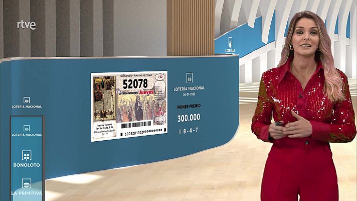 Loterías - Sorteo de la Lotería Nacional, Bonoloto, Primitiva y Jóker del 06/01/22