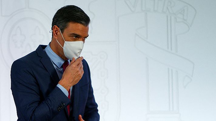 Telediario 1 - Pedro Sánchez llega al ecuador de una legislatura marcada por la COVID
