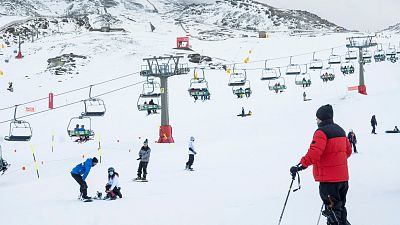 Las pistas de esqu� se vuelven a llenar