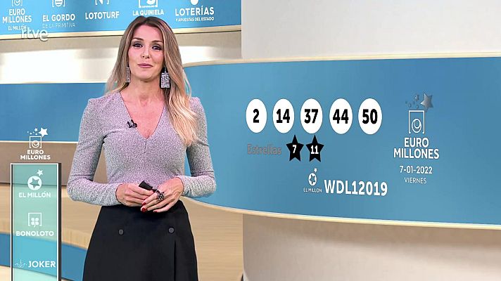 Loterías - Sorteo de la Bonoloto y Euromillones del 07/01/2022
