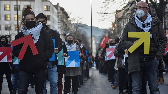 Informativo 24h - Unas 200 marchas piden el acercamiento de presos de ETA