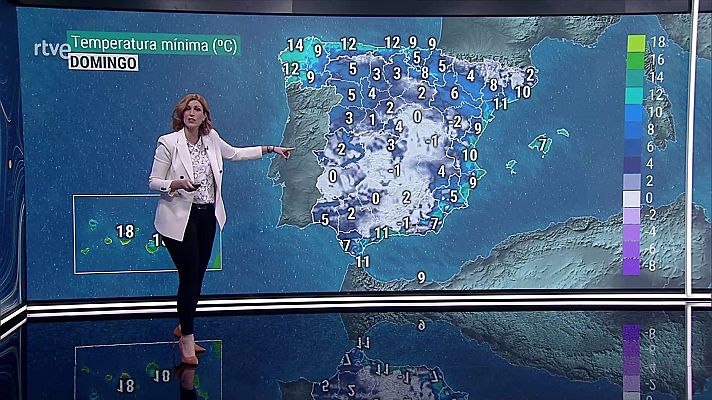 El tiempo - Viento con intervalos de fuerte o rachas muy fuertes en los litorales norte de Galicia y Cantábrico, Ampurdán, Baleares, bajo Ebro y Canarias