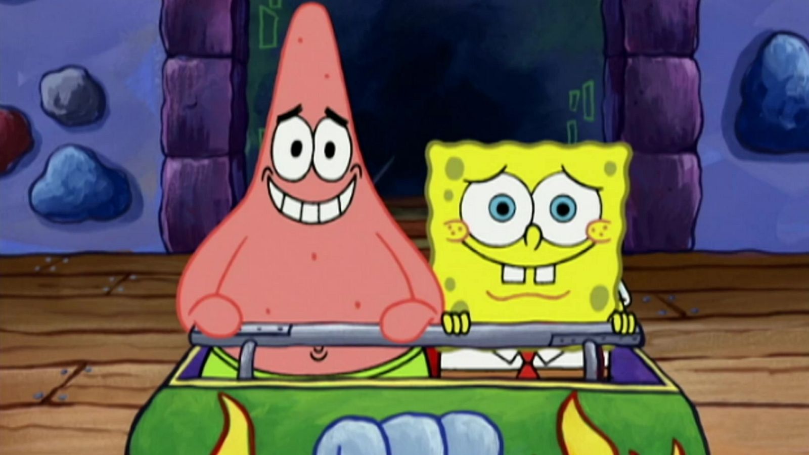 La montaña rusa - Bob Esponja | Ver