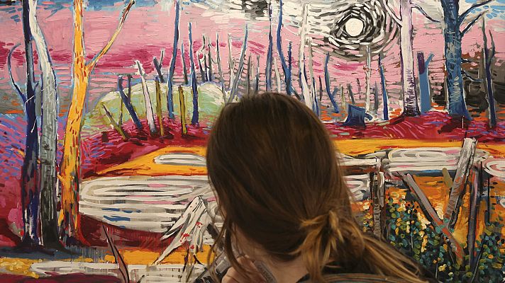 Telediario 1 - Época de auge para las galerías de arte contemporáneo