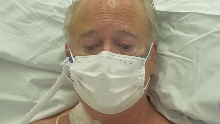 Telediario 1 - Albert sale de la UCI y pide a todos que se vacunen