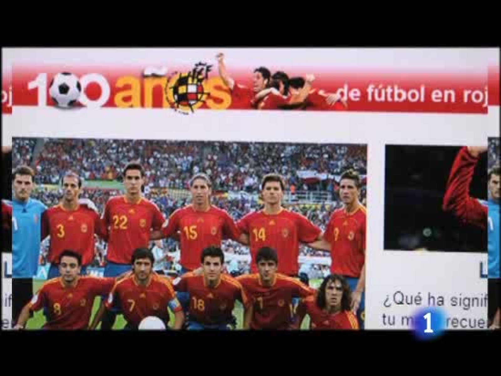 El centenario de la 'Roja', en RTVE.es | Ver